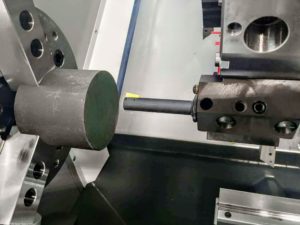 Broach tool setup in a Y axis Haas lathe