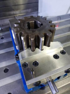 cnc-broach-operation-spur gear-keyway CNC Broach Operation Spur Gear Keyway