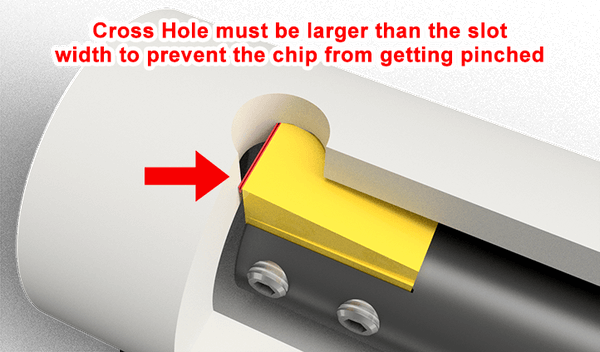 CNC Broached Pinched Chip